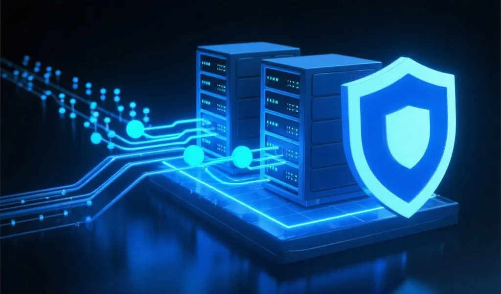 数据处理与安全架构示意图